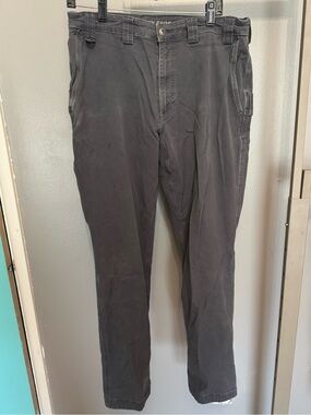 Duluth Trading Co Gray Flex Fire Hose Work pants
